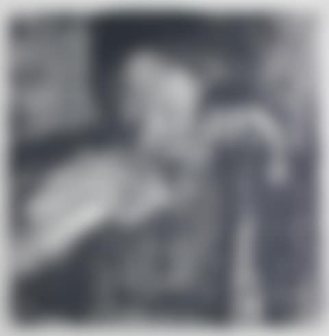 PORTRAIT OF WOMAN SHARPENING A SCYTHE (preview)