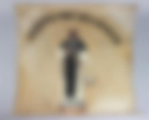 "SAN MARTIN DE PORRES RUEGA POR NOSOTROS" POLYCHROME CLOTH BANNER; Saint Martin of Porres pray for us (preview)