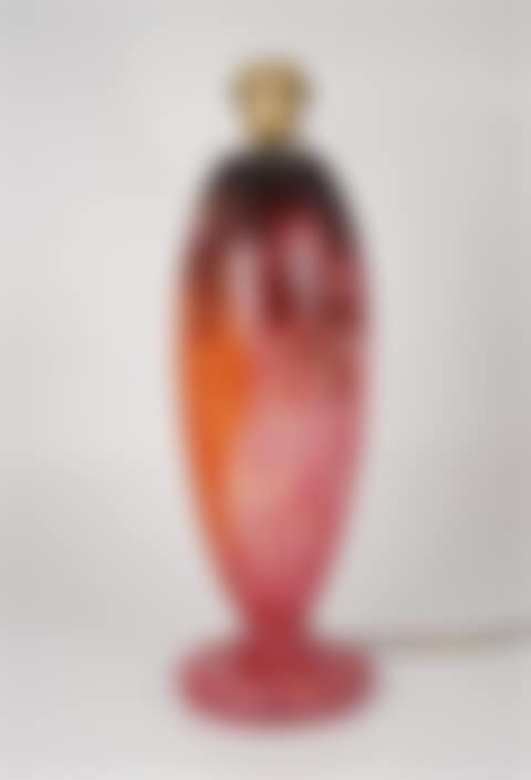 Large blown glass lamp base (preview)