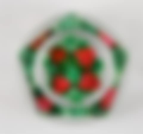Sulphide crystal paperweight "Strawberries" (preview)