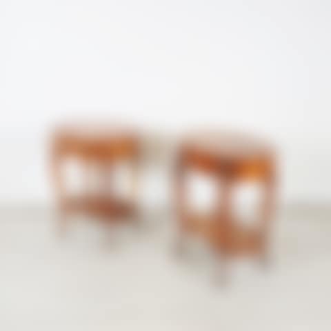Pair of oval-shaped living room tables (preview)