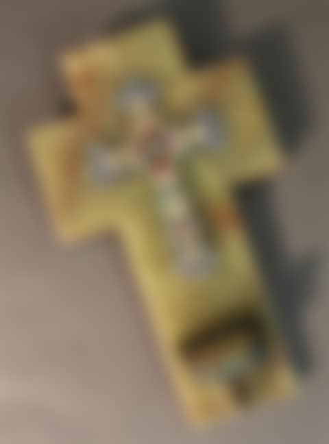 Onyx and cloisonné crucifix (preview)