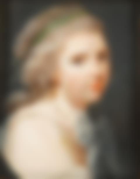 "Portrait of a young girl with a knot" (preview)