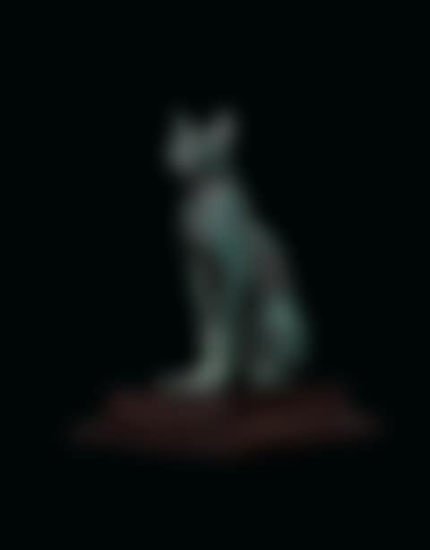AN EGYPTIAN BRONZE CAT (preview)