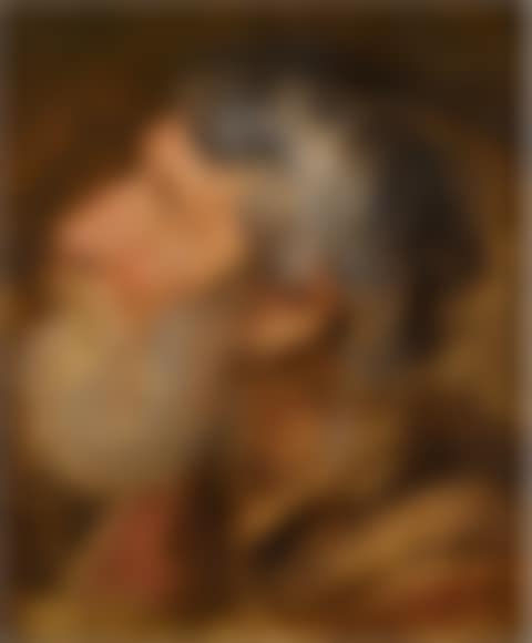 Head study of a bearded, elderly man in profile (preview)