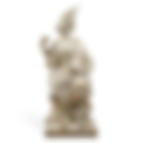 Important marble statue of a Monkey dressed as a Lady (or Frisotton) (preview)