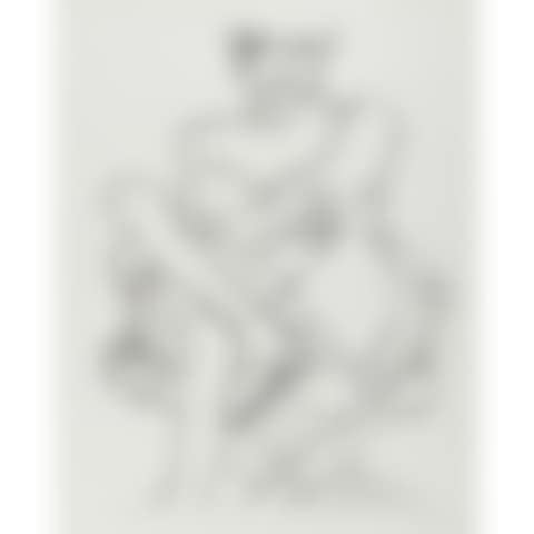Seated Woman in Chemise (preview)