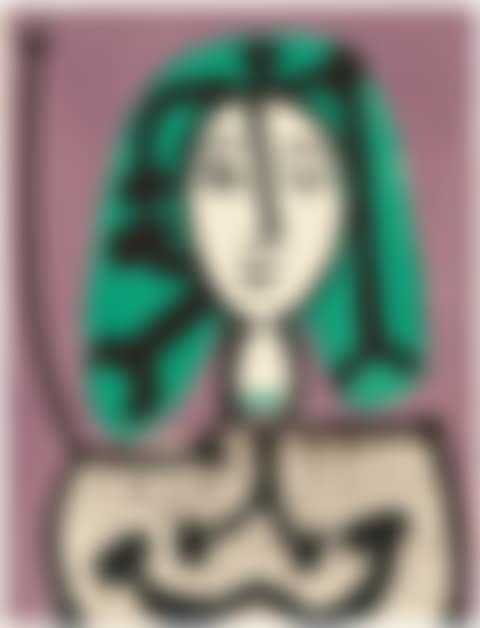 ”La femme à la résille” (”Femme aux cheveux verts”) (preview)