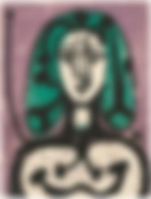 ”La femme à la résille” (”Femme aux cheveux verts”) (preview)