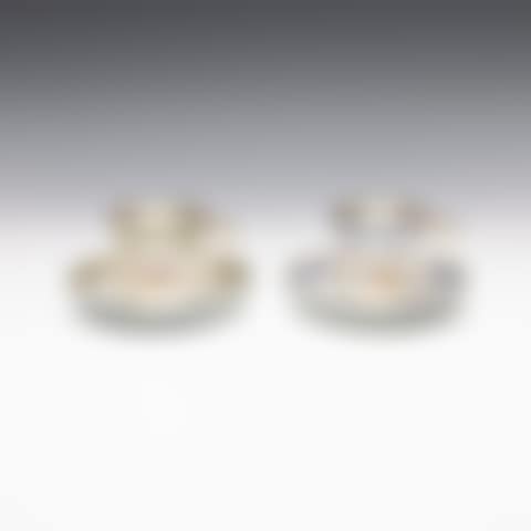 NOBLE MOTIF CUP AND SAUCER SET 4 PIECES (preview)