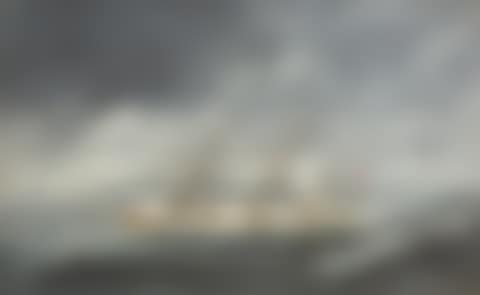 Portrait of the Norwegian Schooner "Gunniloe," (preview)