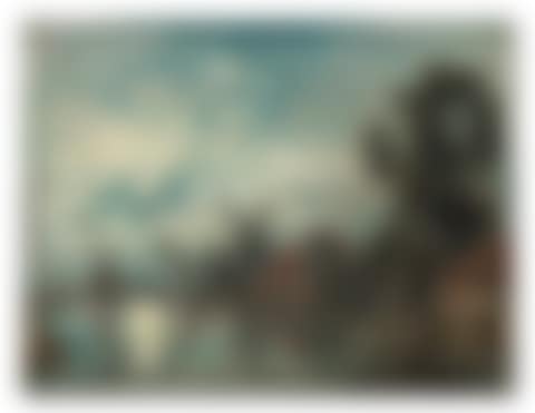 Effet de lune sur l"estuaire, Hollande (preview)