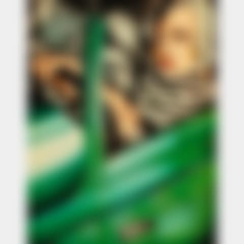 SELF-PORTRAIT IN A GREEN BUGATTI (preview)