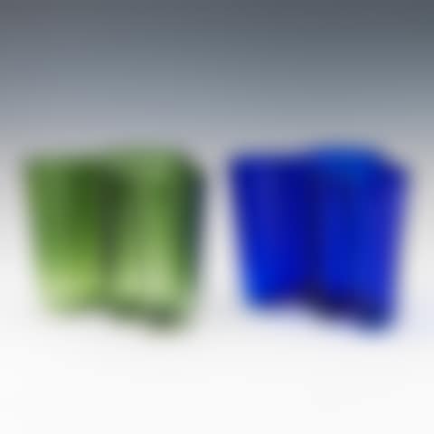 Two Alvar Aalto "Savory" Glass Vases (preview)
