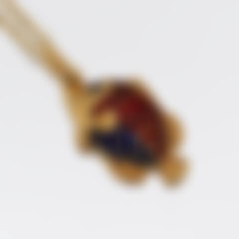 Ladies" Italian Gold and Enamel Exotic Fish Pendant on Chain (preview)
