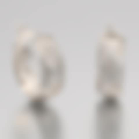 Ladies" Italian Gold Pair of Hoops (preview)