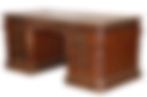 CARVED MAHOGANY EXECUTIVE DESK (preview)