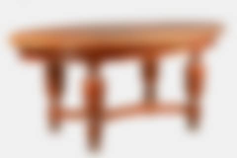 OVAL TOP OAK LIBRARY TABLE (preview)