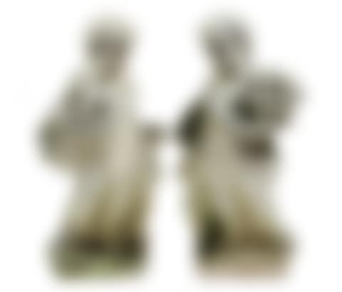 PAIR OF EARLY STONE GARDEN FIGURES (preview)