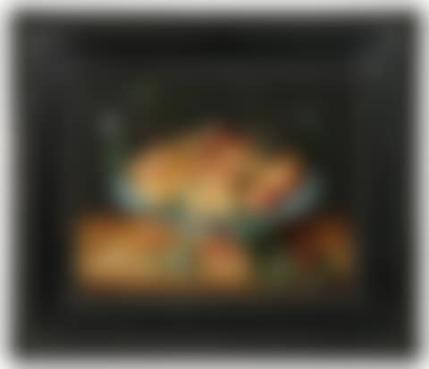 Still life with peaches and flowers (preview)