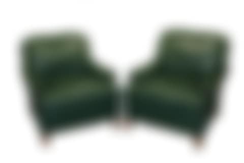 PR GREEN LEATHER CLUB CHAIRS (preview)