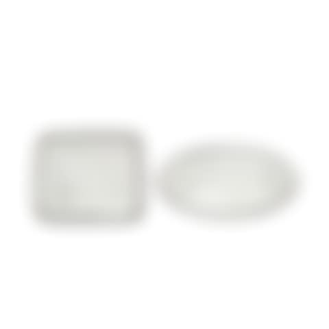 Two large silver plated serving trays (preview)
