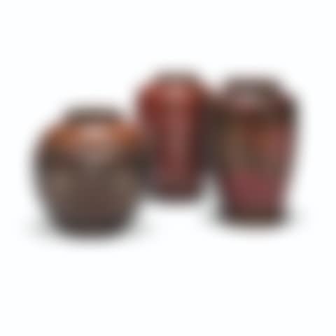 THREE JAPANESE BRONZE VASES  (preview)