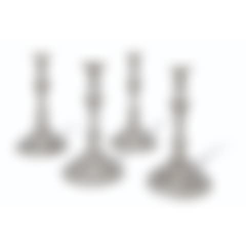TWO PAIRS OF LOUIS XV SILVER CANDLESTICKS (preview)