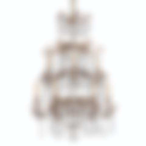 AN ITALIAN CUT, MOULDED AND BLOWN GLASS, TOLE AND GOLD-PAINTED METAL NINE-LIGHT CHANDELIER (preview)