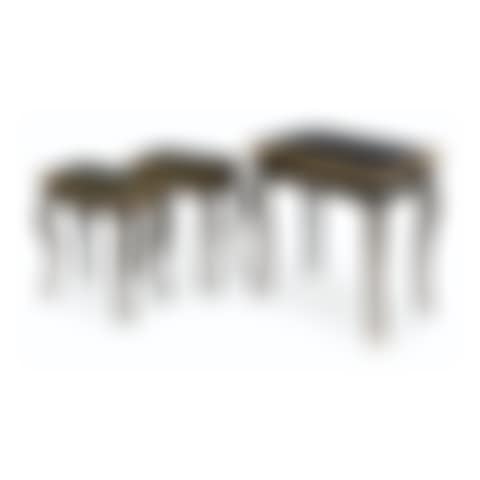A GROUP OF THREE ITALIAN EBONISED OCCASIONAL TABLES (preview)