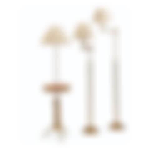 A PAIR OF BRASS TELESCOPIC FLOOR LAMPS (preview)