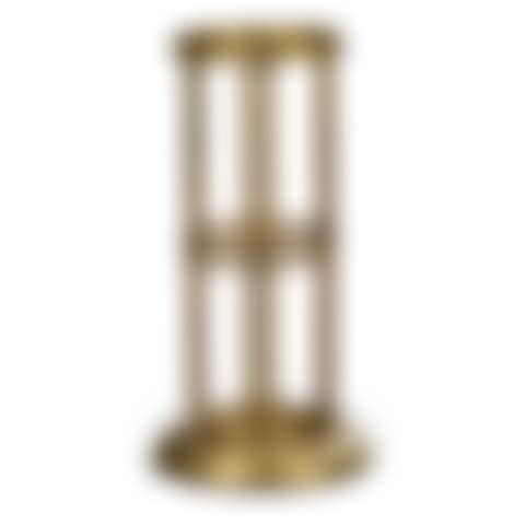 A BELGIAN BRASS UMBRELLA STAND  (preview)
