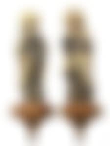 PAIR 16TH C. GILT-WOOD FIGURES (preview)