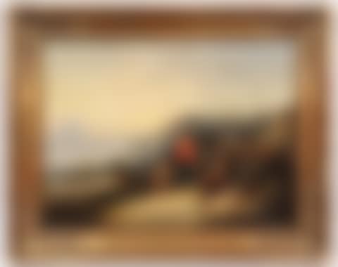 Italian Genre Scene of Fisherman"s Family gathered around his beached boat (preview)