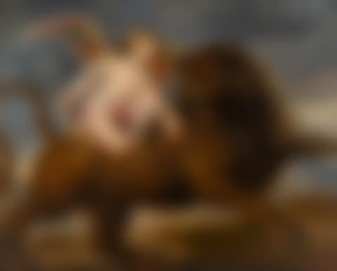 Cupid Riding a Lion (preview)