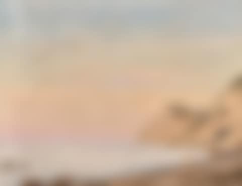 View towards Møns Klint (the Cliffs of Møn) with "Taleren" seen from the beach. Study (preview)
