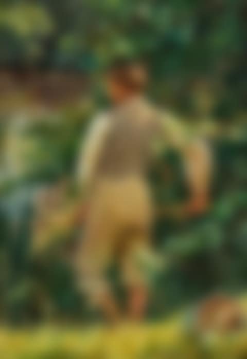 “En Dreng, der fisker”. A boy fishing (preview)