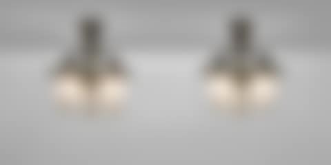 Rare Pair of Three-Light Ceiling Lights (preview)