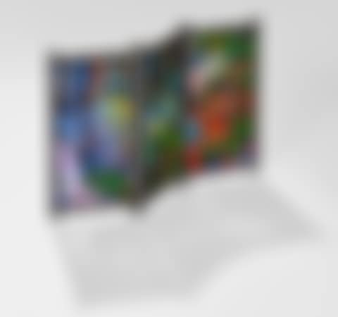 "Cobweb and Apple Blossom" Tea Screen (preview)