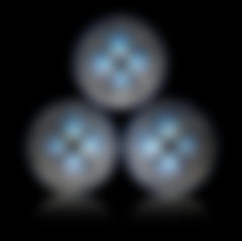 Three "Coquilles No. 4" plates (preview)