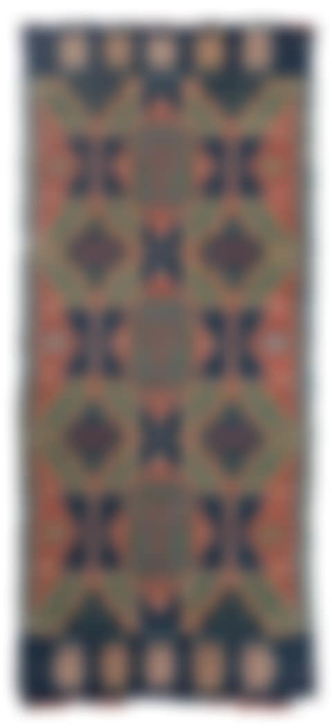 A carriage cushion, double-interlocked tapestry (preview)