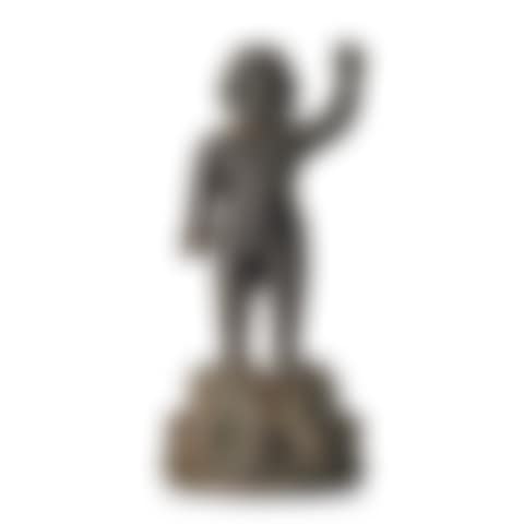 A bronze sculpture of buddha as a child (preview)