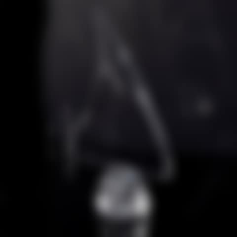 a clear glass sculpture of sail form (preview)
