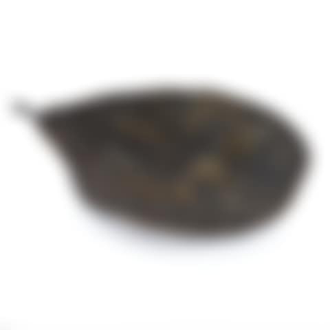 A 20th Century bronze dish in the form of a leaf (preview)