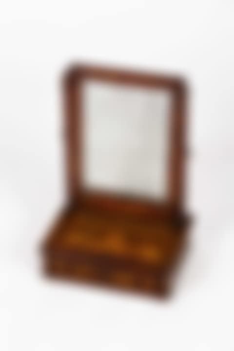 An early 19th Century Dutch walnut and marquetry mirror (preview)