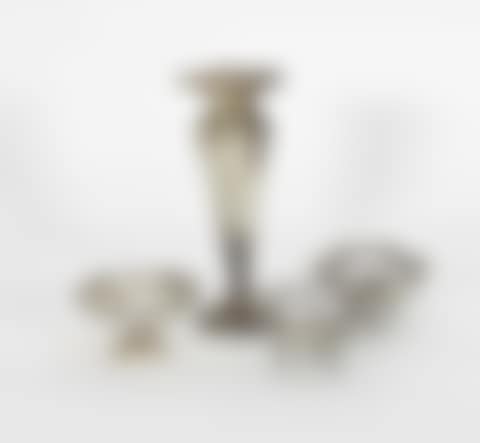 A pair of silver sweetmeat dishes (preview)