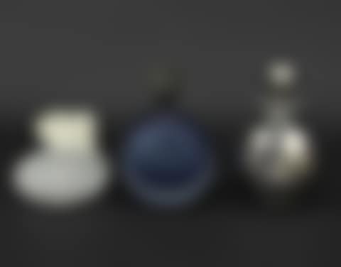 Three 20th Century glass scent bottles (preview)