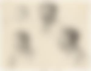 Worker"s head in four views (preview)
