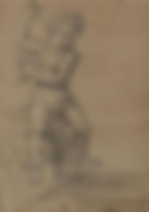 Seated putti holding arrows (preview)