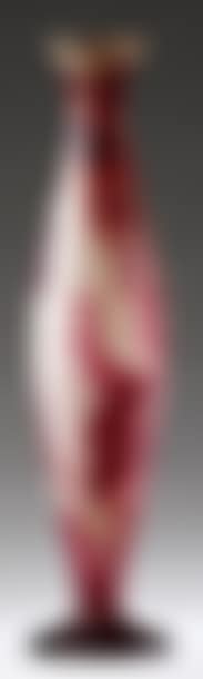 Vase with baluster body on pedestal and curved open neck (preview)